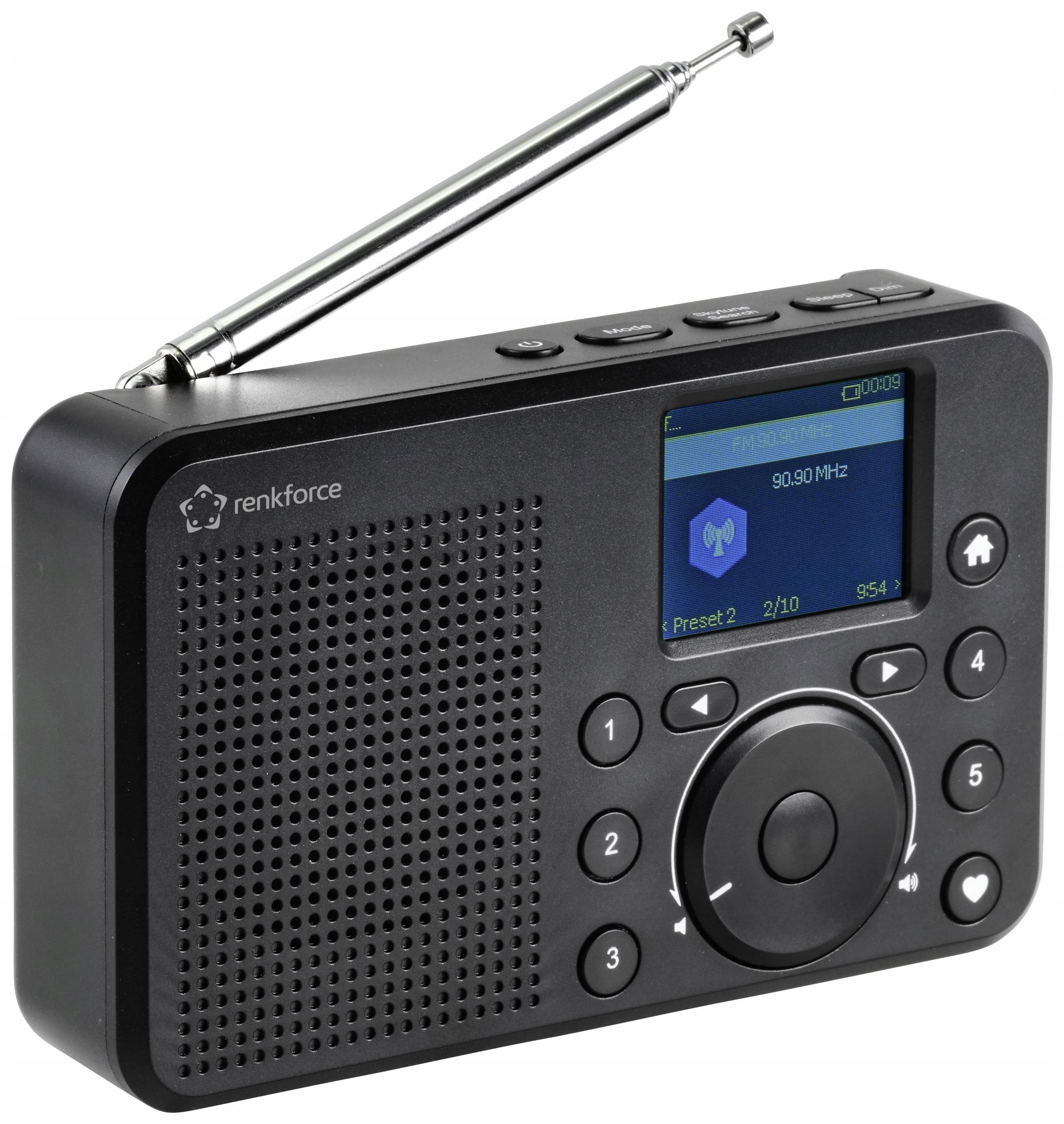 Radio FM DAB+ Bluetooth Akumulator Waga produktu 0.2 kg