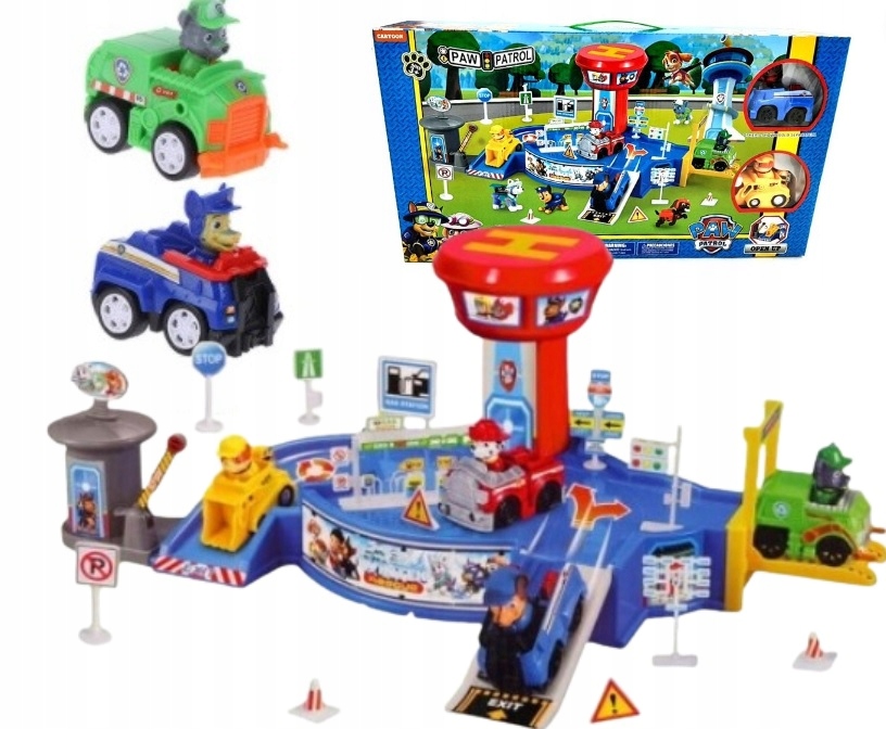 

Psi Patrol Lądowisk Stacja Tor Parking Duży Zestaw