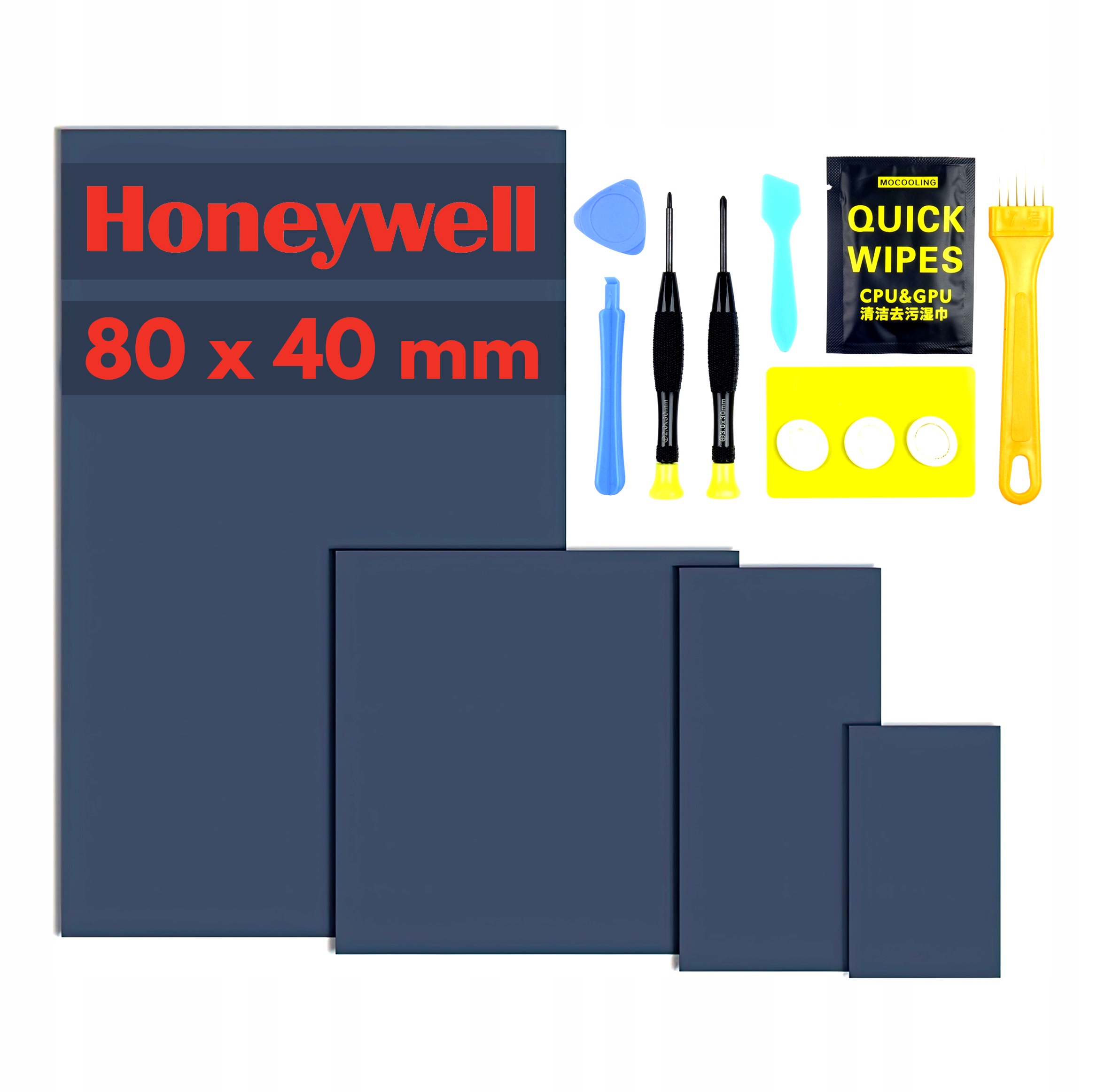 Termopad Taśma termoprzewodząca Honeywell PTM7950 80x40 Zestaw Narzędzi
