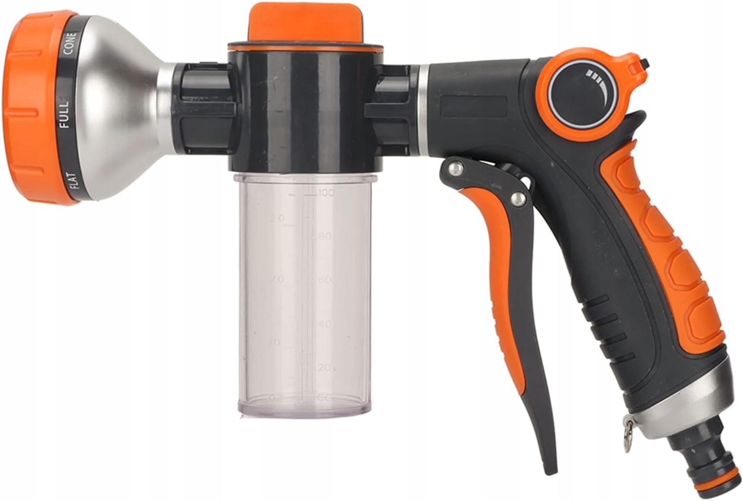 Stříkací pistole pro hadice s pěnovačkou, 8 režimů
