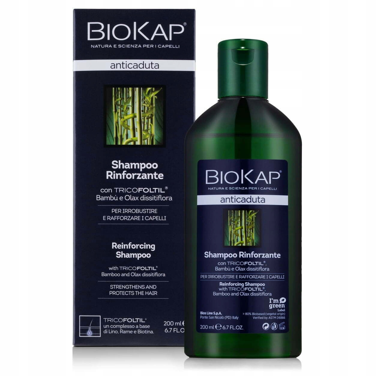 BioKap szampon przeciw wypadaniu włosów 200ml