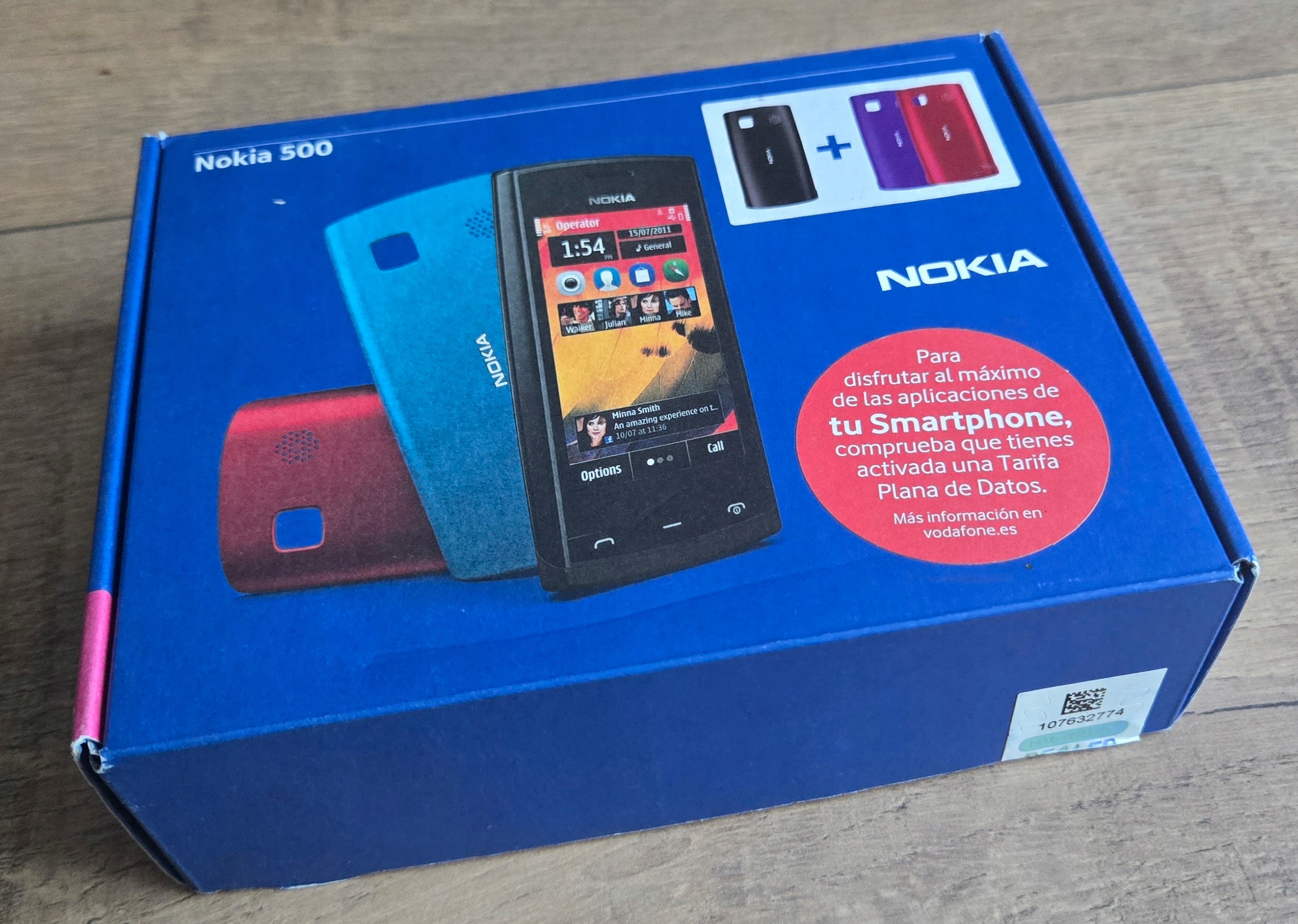 Nokia 500 Black Komplet Nowa Plomba Unikat Dla Kolekcjonera