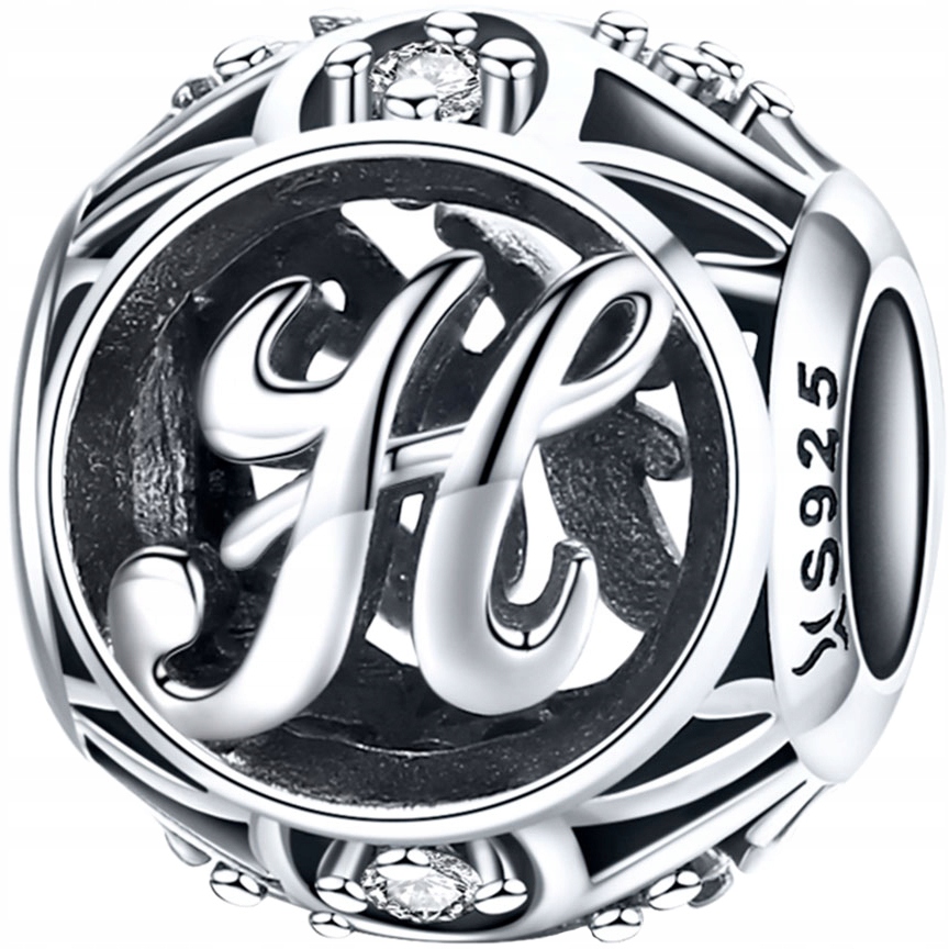 

Charms do Pandora Literka H srebro 925 koralik