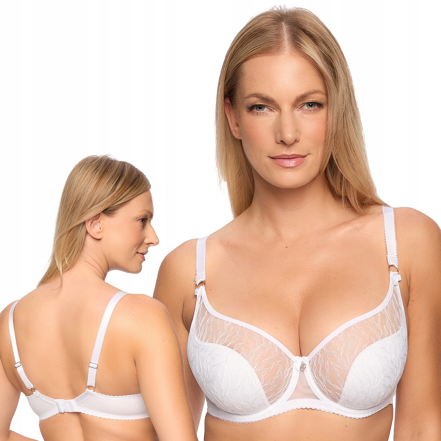 Gaia 1301 Sabina bílá 70E Polovyztužená podprsenka