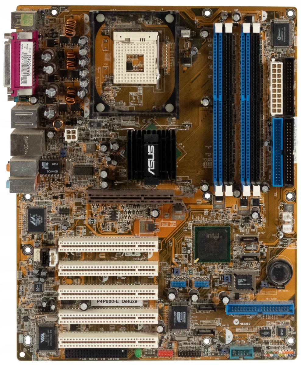 Asus P4P800-E Deluxe Socket 478 Ddr Agp Pci Atx