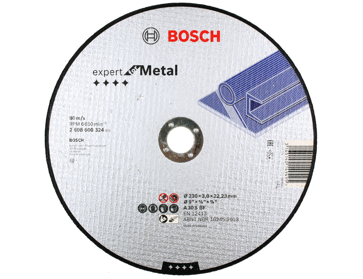 Bosch Korundový Kotouč pro řezání oceli 230/3,0 mm
