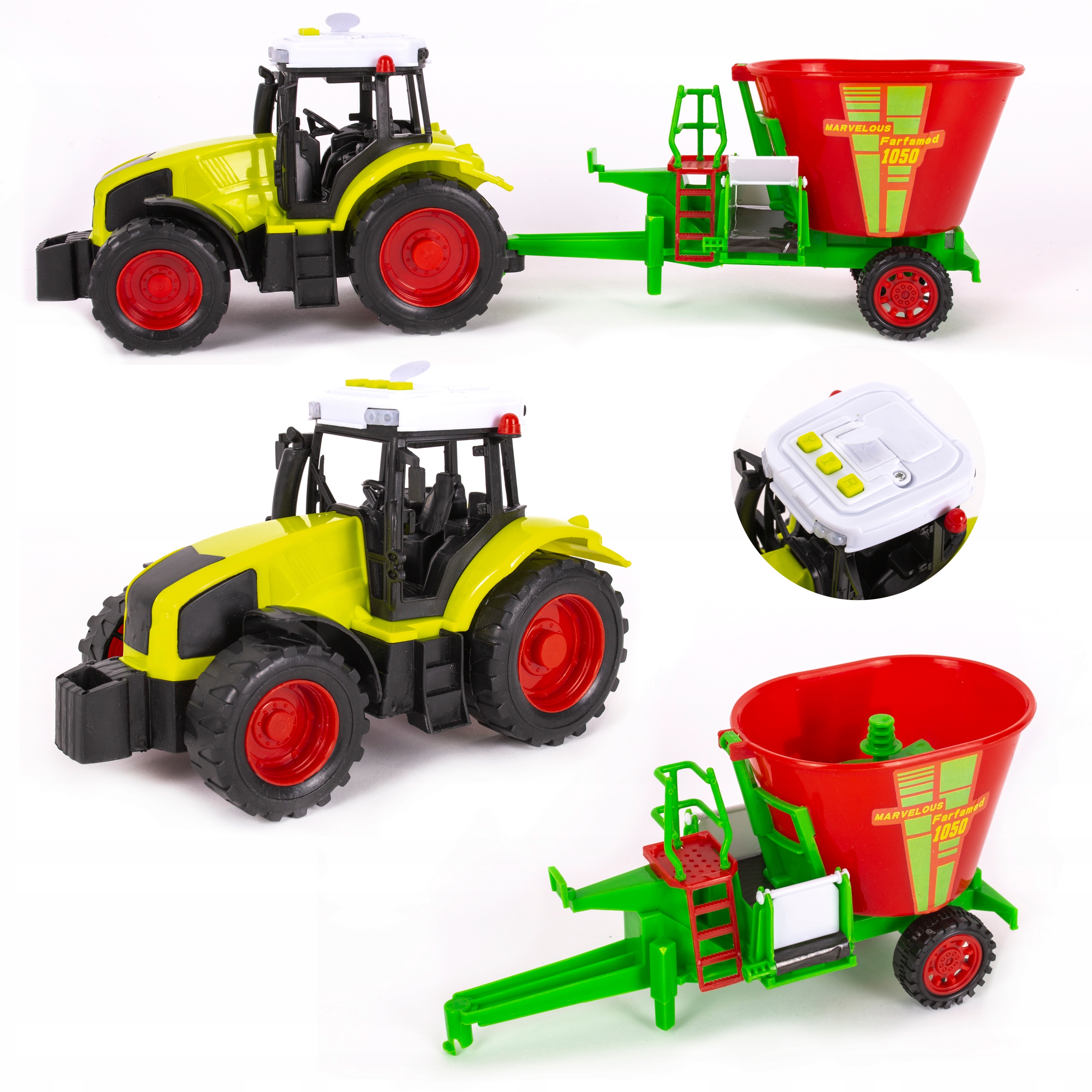

9049 Traktor Przyczepa maszyna na baterie Dźwięki