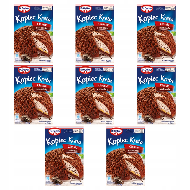 Dr. Oetker Krtkův Dort Originální s čokoládou Těsto 410 g X8