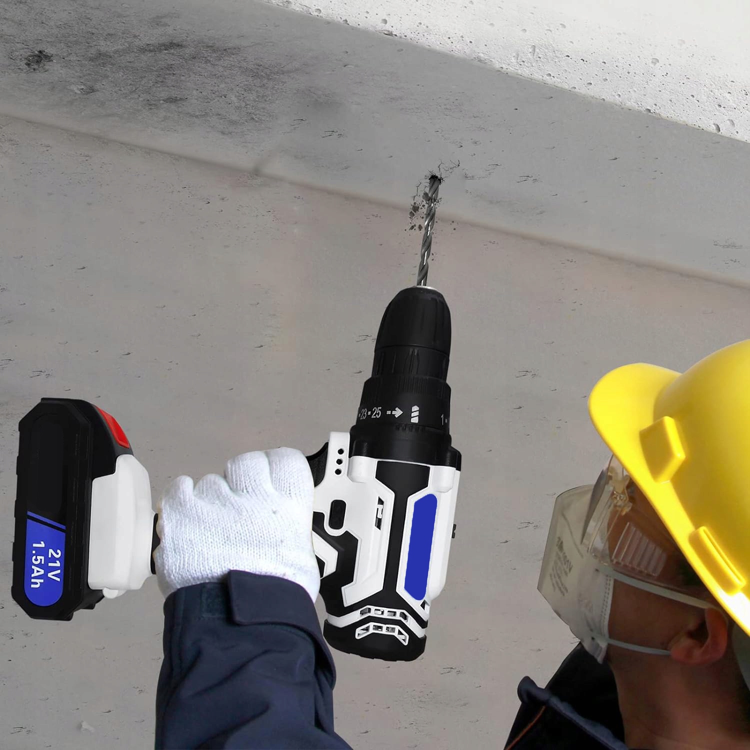 WIERTARKA UDAROWA BEZSZCZOTKOWA WKRĘTARKA ELEKTRYCZNA AKUMULATOROWA Zasilanie akumulatorowe