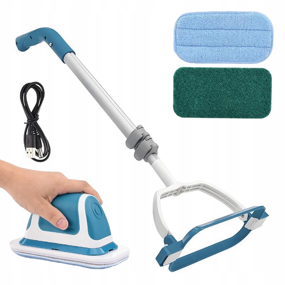 Bezdrátový kartáč na čištění spár sprchového koutu oken a vany