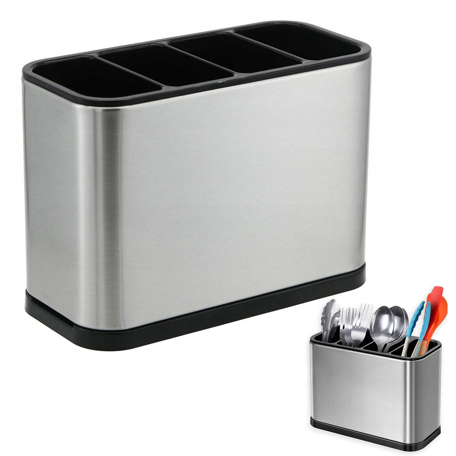 Levně Ocel Sušička Na Příbory Organizér Nádoba S Odtokem