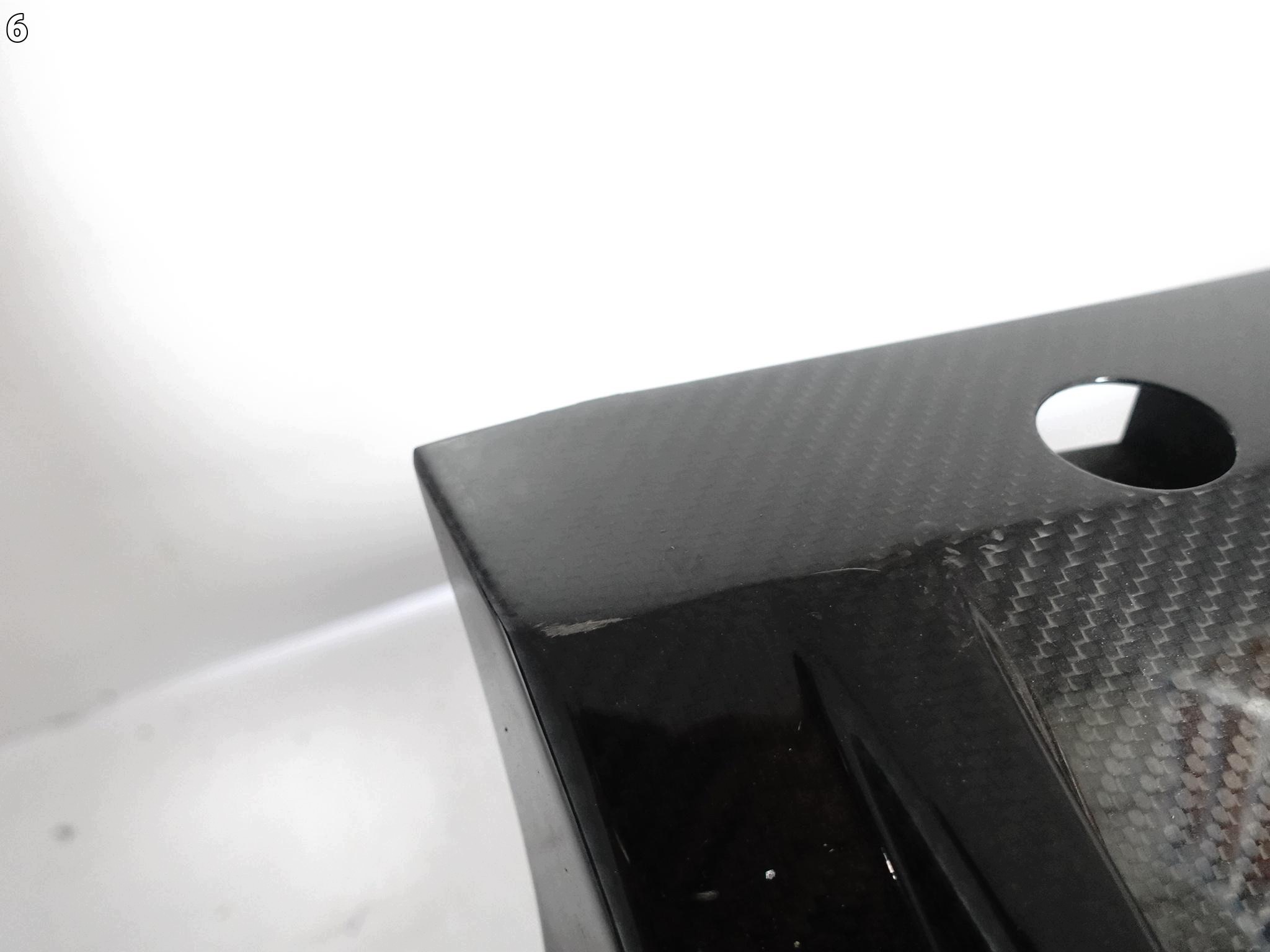 MASERATI GRECALE TROFEO M182 22- SPOILER diffuser CARBON W bumper rear part original