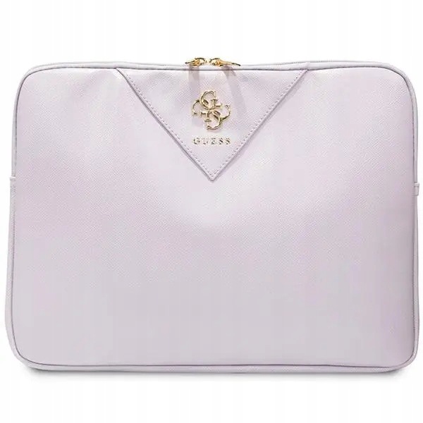 Pokrowiec Guess Triangle 4G na laptopa 14" fioletowy Guess