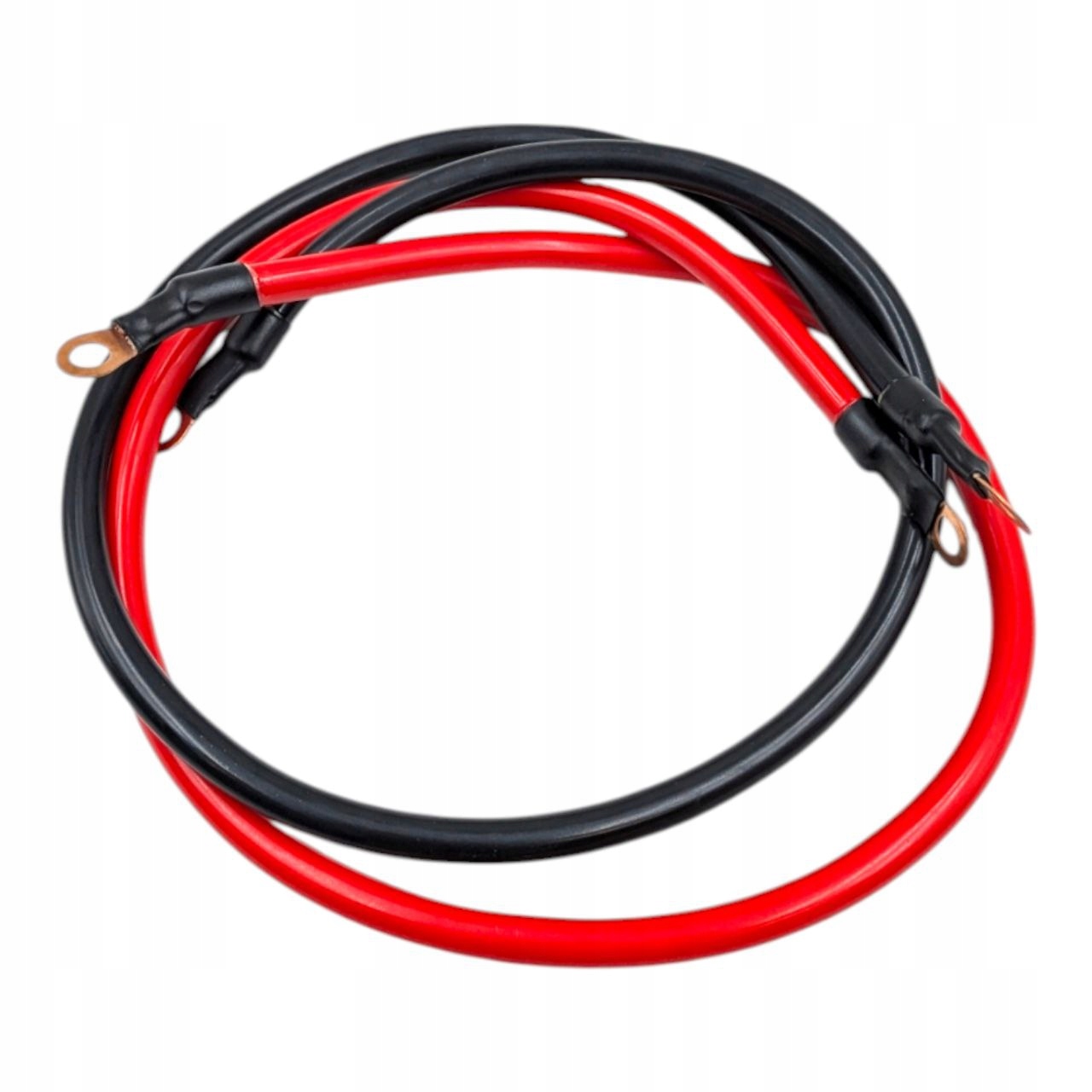 Mocne Kable Do Akumulatora 105 CM Czerwony/czarny Oczka