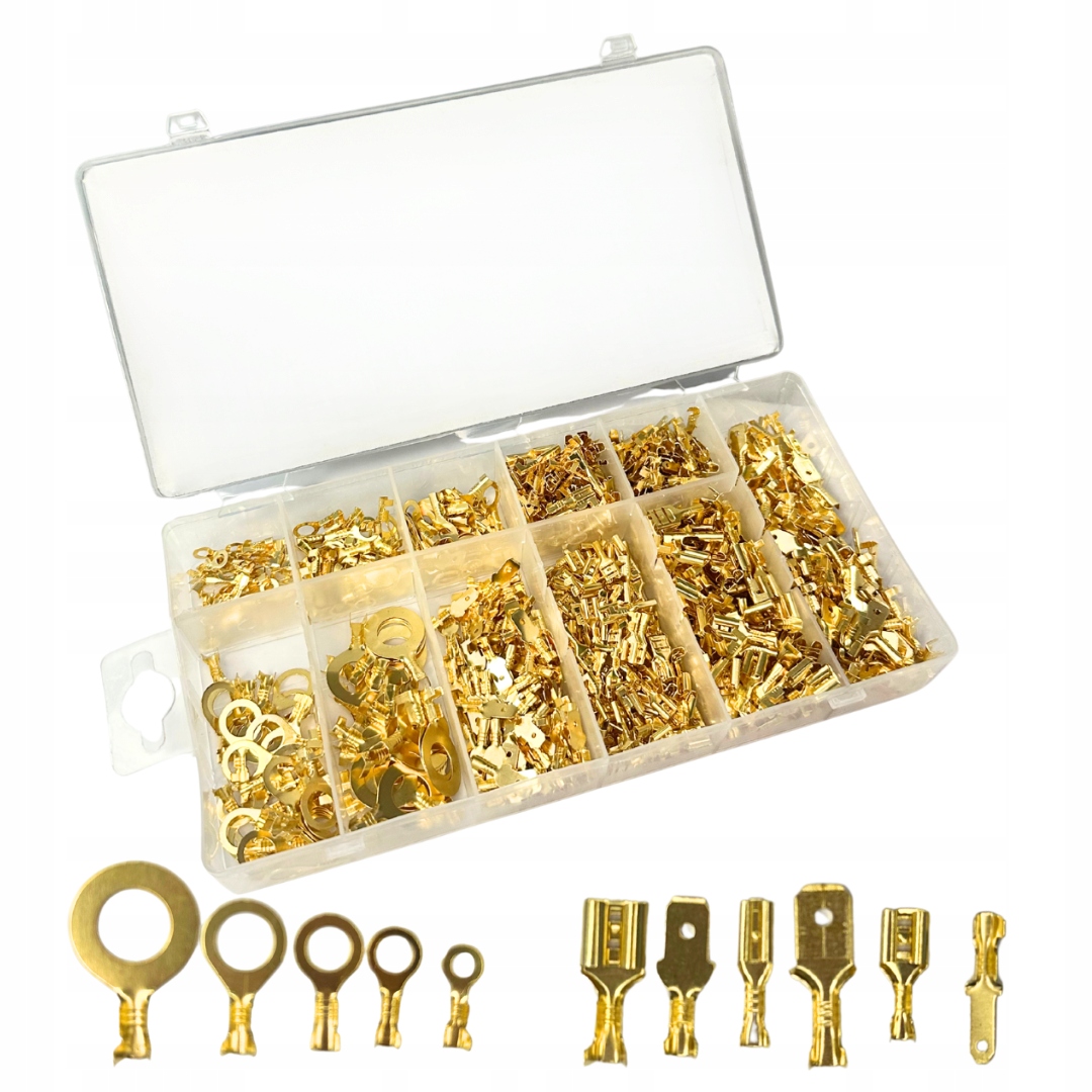 Sada elektrických konektorů pro automobilová očka, zástrčky samec 750 Ks