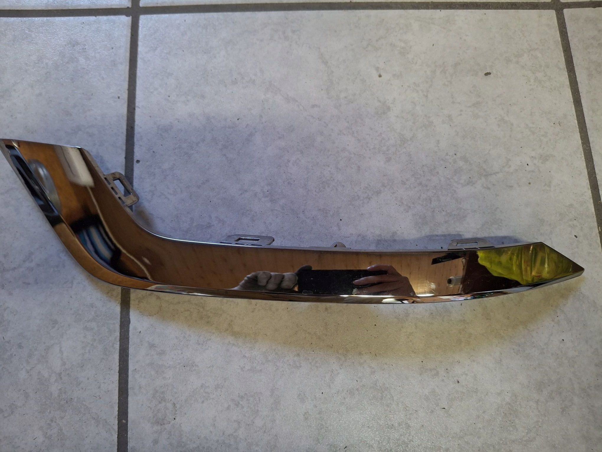 moulding CHROM for bumper rear RENAULT CAPTUR II 2019R->