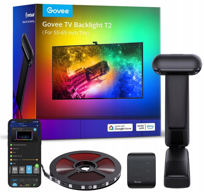 Govee H605C Envisual Tv Backlight T2 Led podsvietenie pre Tv 55-65 c