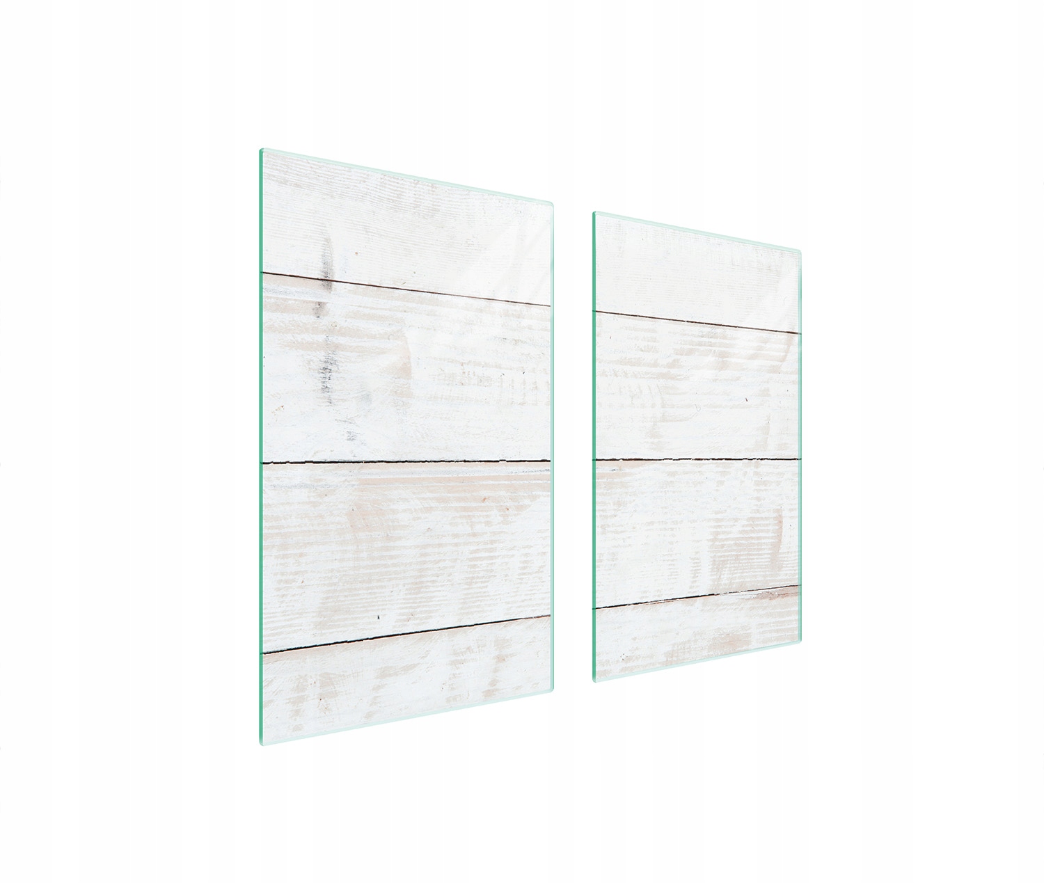 Ochranná Skleněná Deska Na Sporák 75x52 Dřevo Tvrzené Sklo