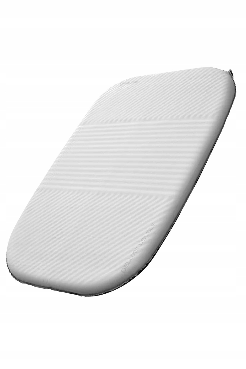 Samonafukovací karimatka Deluxe Double KM3587 světle šedá