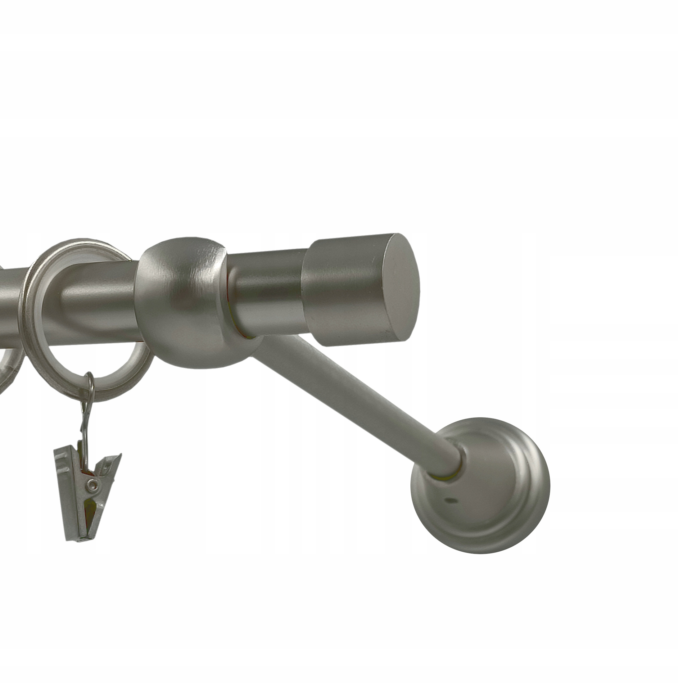 Garnýž kovový fi16 luna Satén 360 cm galvanizovaný