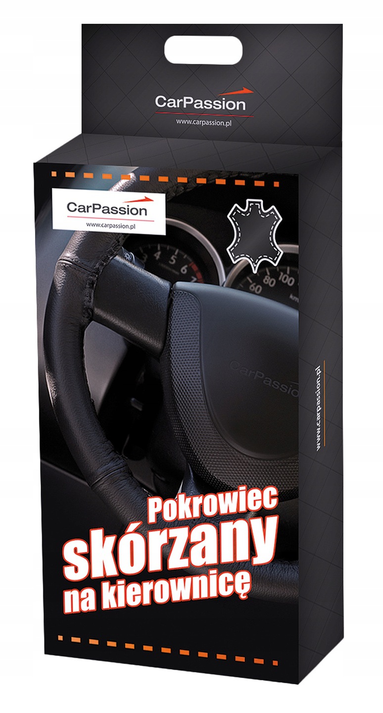 

Carpassion Pokrowiec Skorzany Na Kierownice 35-37C