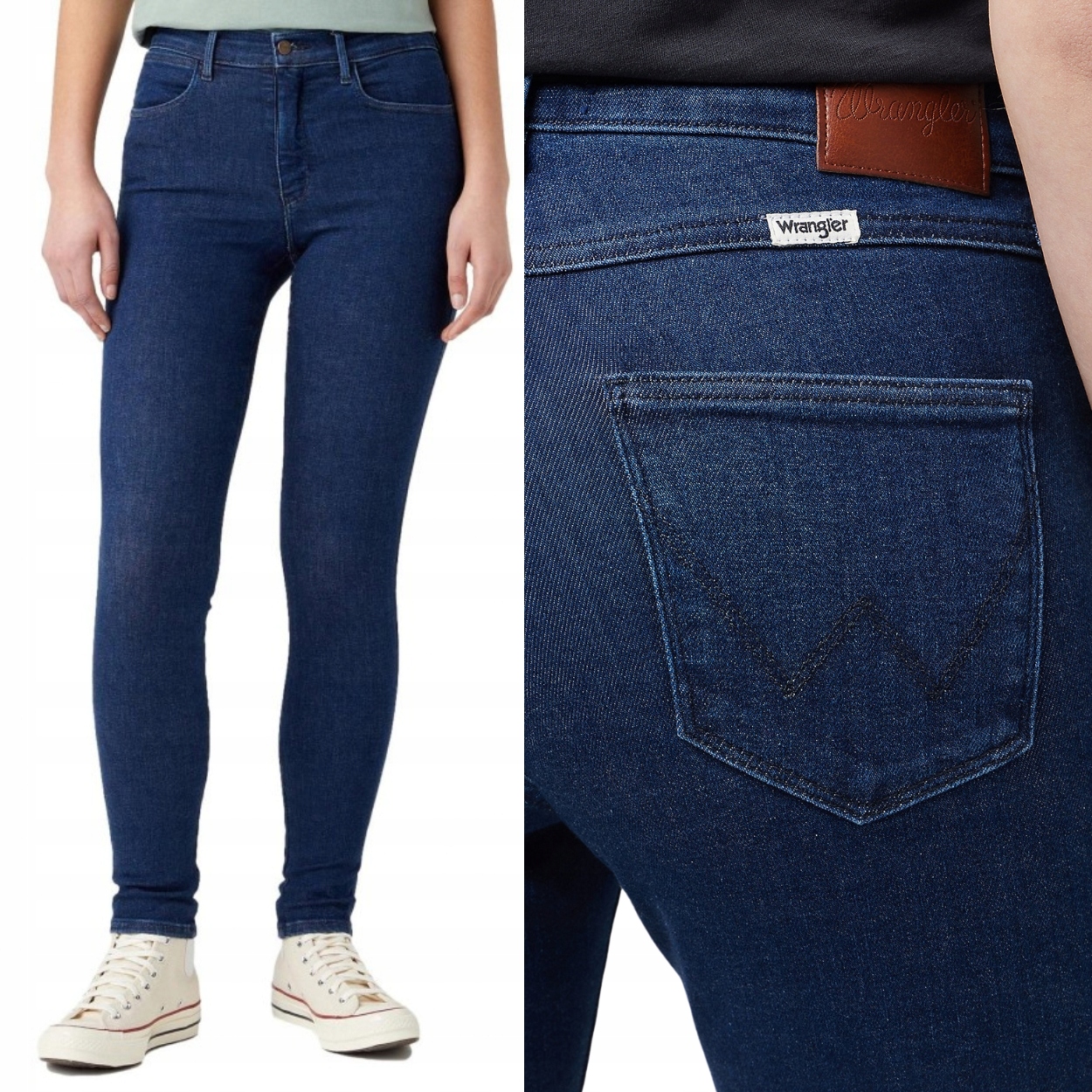 Wrangler High Skinny vysoké dámské džínové kalhoty s trubičkami W27 L30