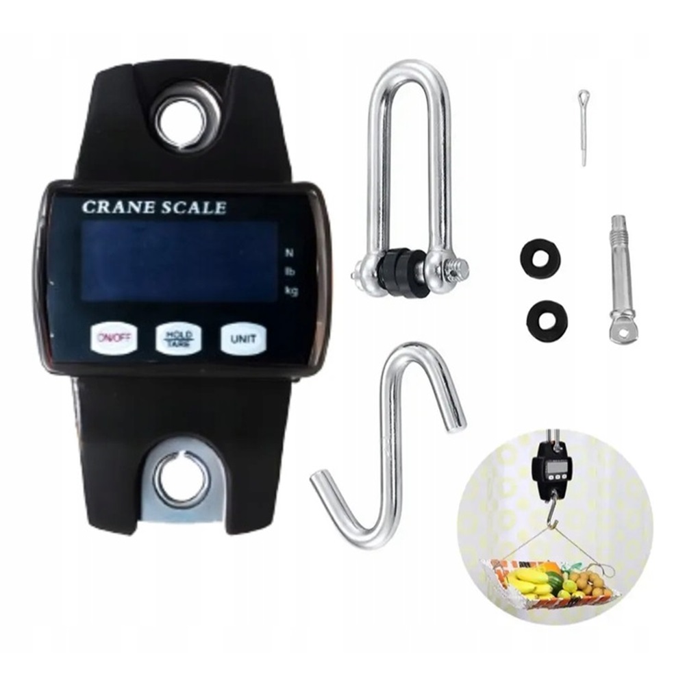 Digitální Jeřábová Váha, Rozsah Vážení 300 Kg, Hliníkové Pouzdro