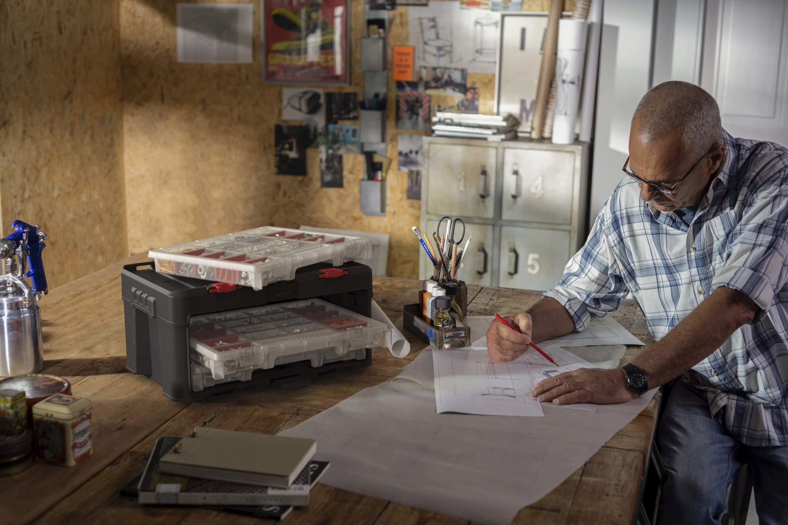 Keter Zestaw Organizerów narzędzi Stack'N'Roll x3 Marka Keter