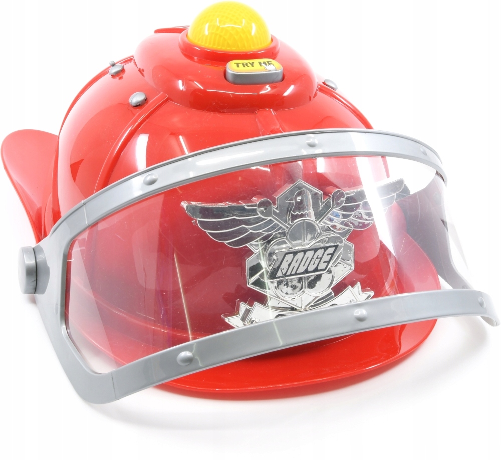 KASK STRAŻACKI Z DŹWIĘKIEM Wiek dziecka 3 lata +