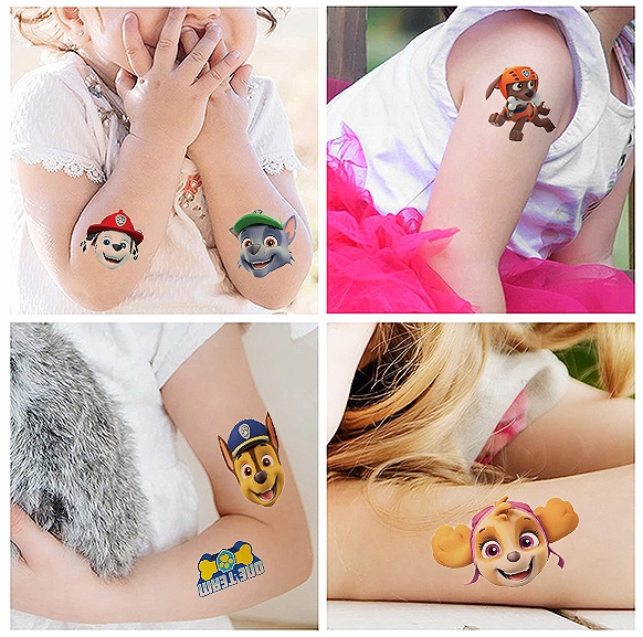 NAJLEPSZE TATUAŻE ZMYWALNE DLA DZIECI DZIECIĘCE PSI PATROL WZORY JAKOŚĆ Nazwa Tautaż zmywalny dla dzieci tymczasowy