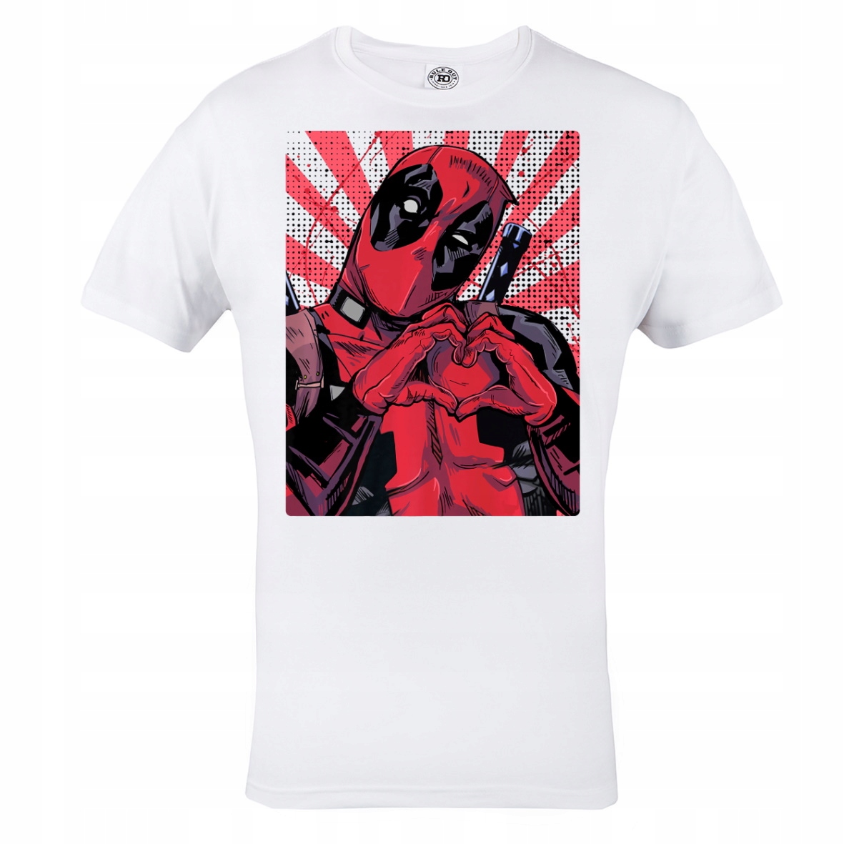 

Męska Koszulka Bawełniana Dla Fana Deadpool Marvel