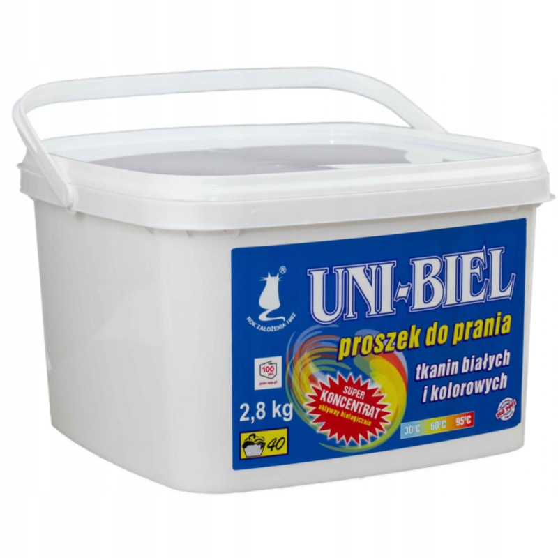 Levně Univerzální Prací Prášek Radziemska Uni-biel 2,8 kg Polský výrobek