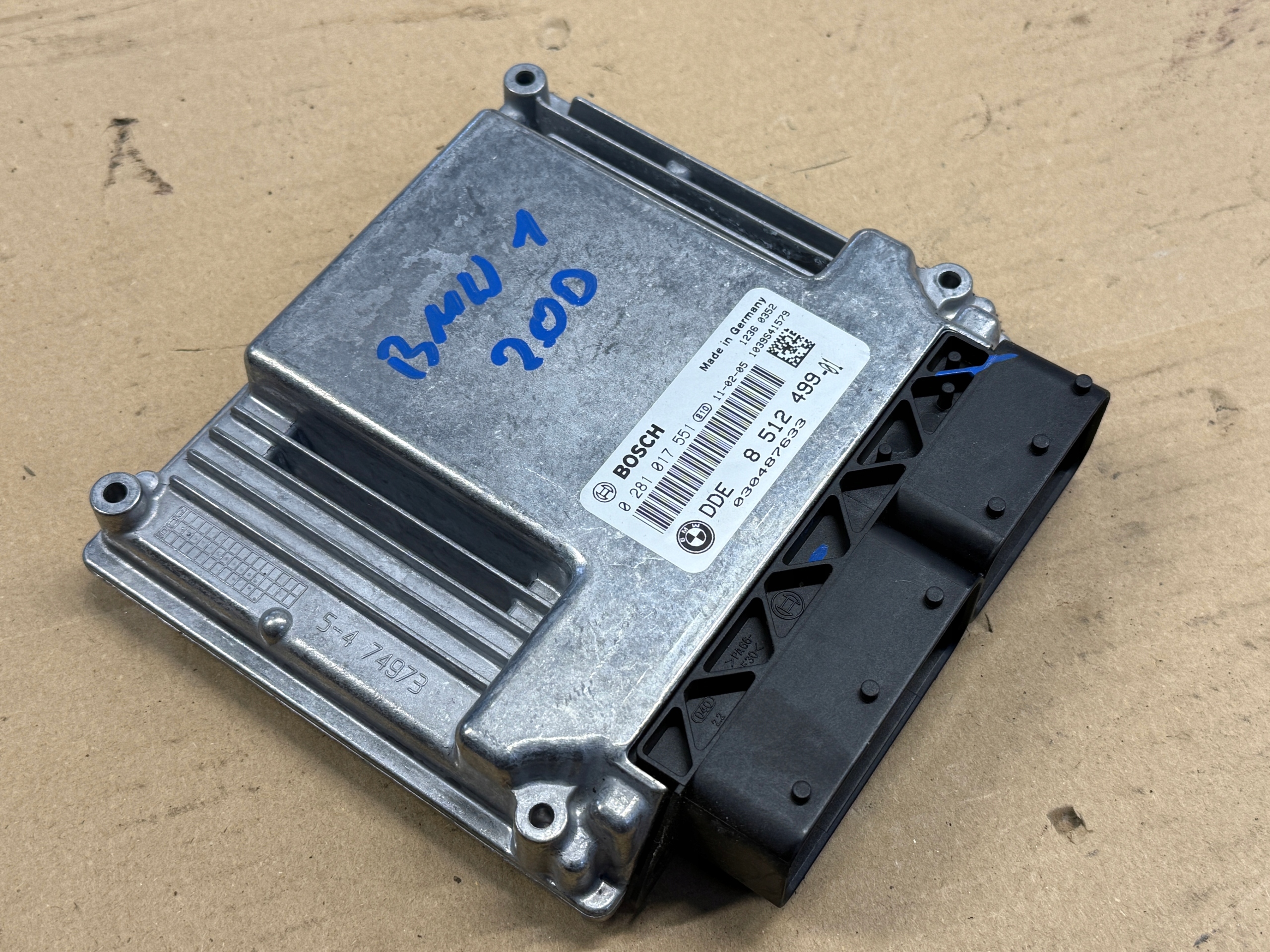 BMW E81 E87 E90 2.0D N47 computer Centralina Motore 8512499