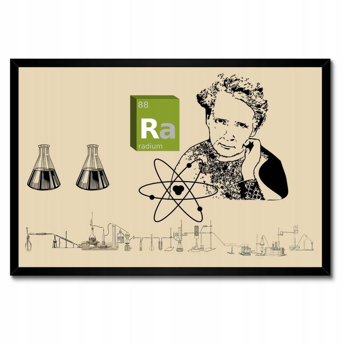 Plakáty v rámu 60x40 Maria Skłodowska-Curie