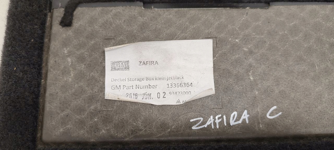 mats floor boot Opel Zafira C 1,6 TB