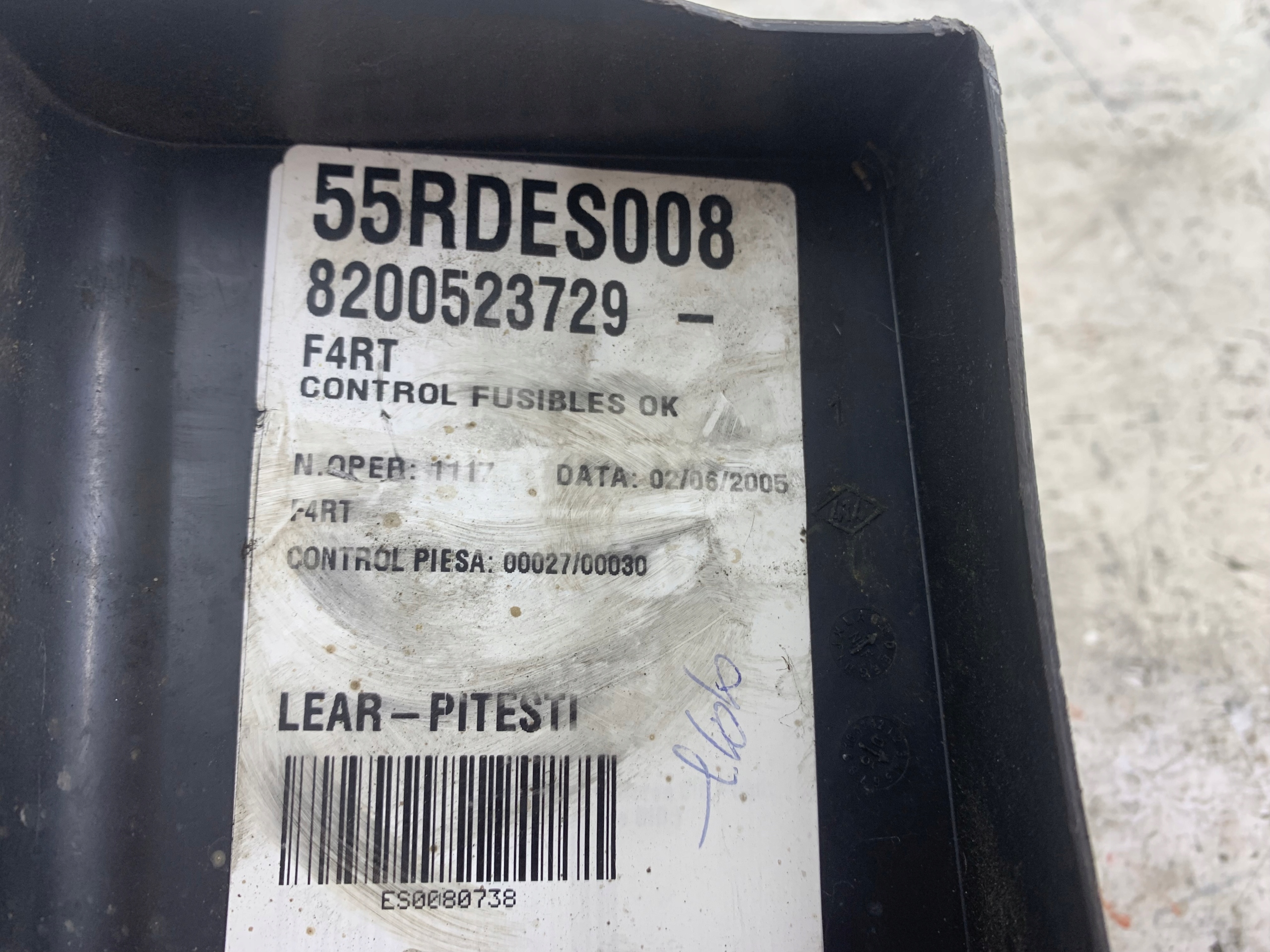 RENAULT LAGUNA II 2.0 T Module fusibles 8200523729