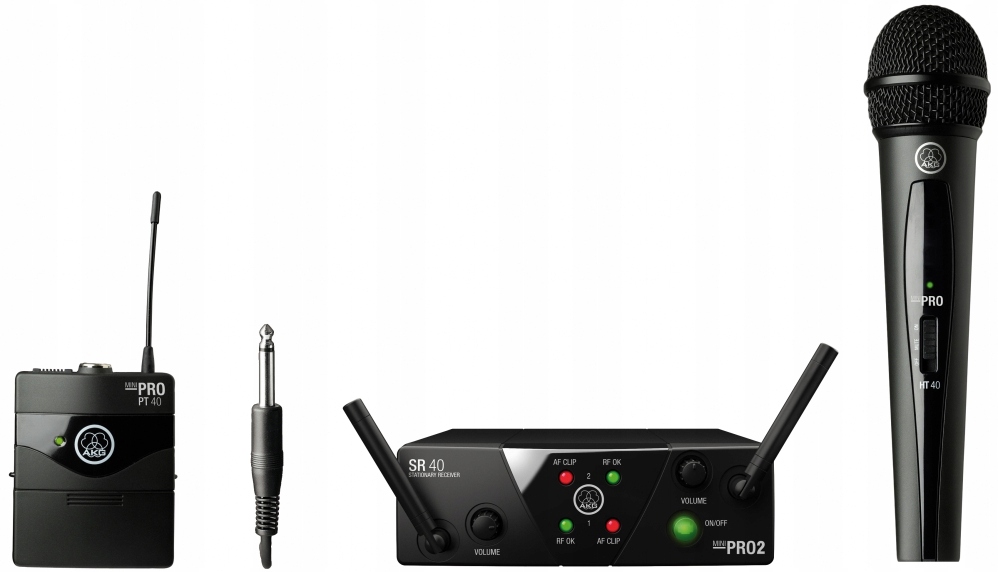 Akg WMS40 Mini Dual MIX Set ISM2 – sada bezdrátových mikrofonů
