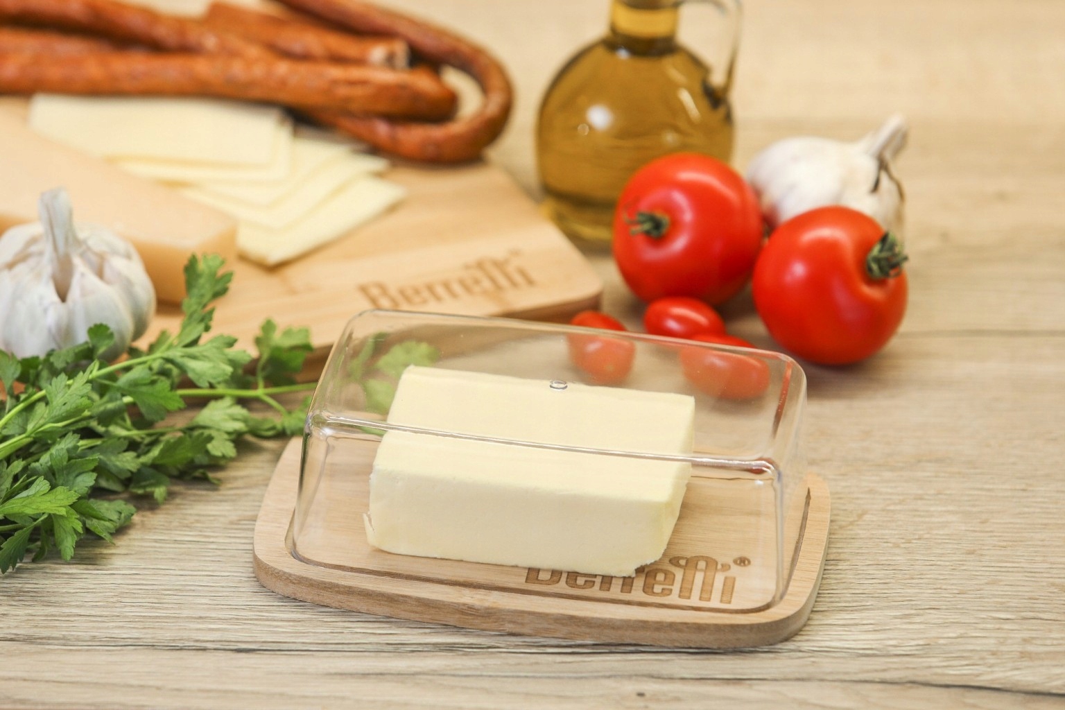 MASELNICA BAMBUSOWA do masła pojemnik masło 20200 Marka Berretti