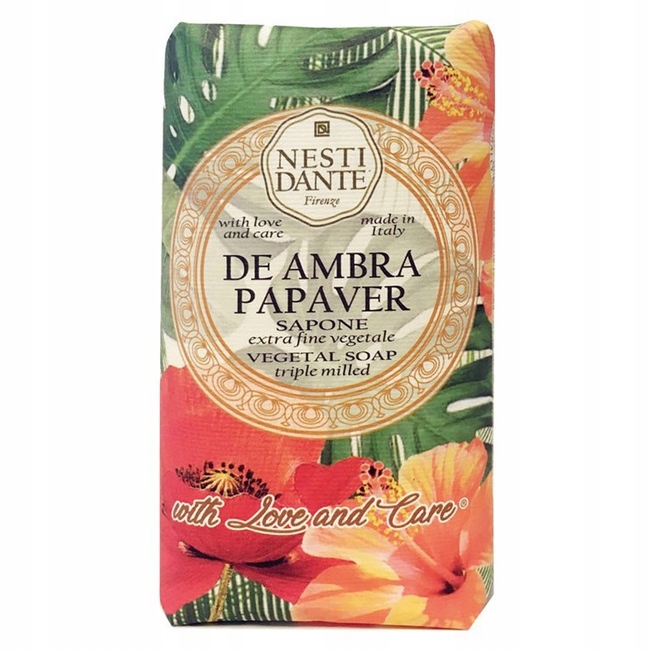 Toaletní mýdlo Nesti Dante De Ambra Papaver 250 g