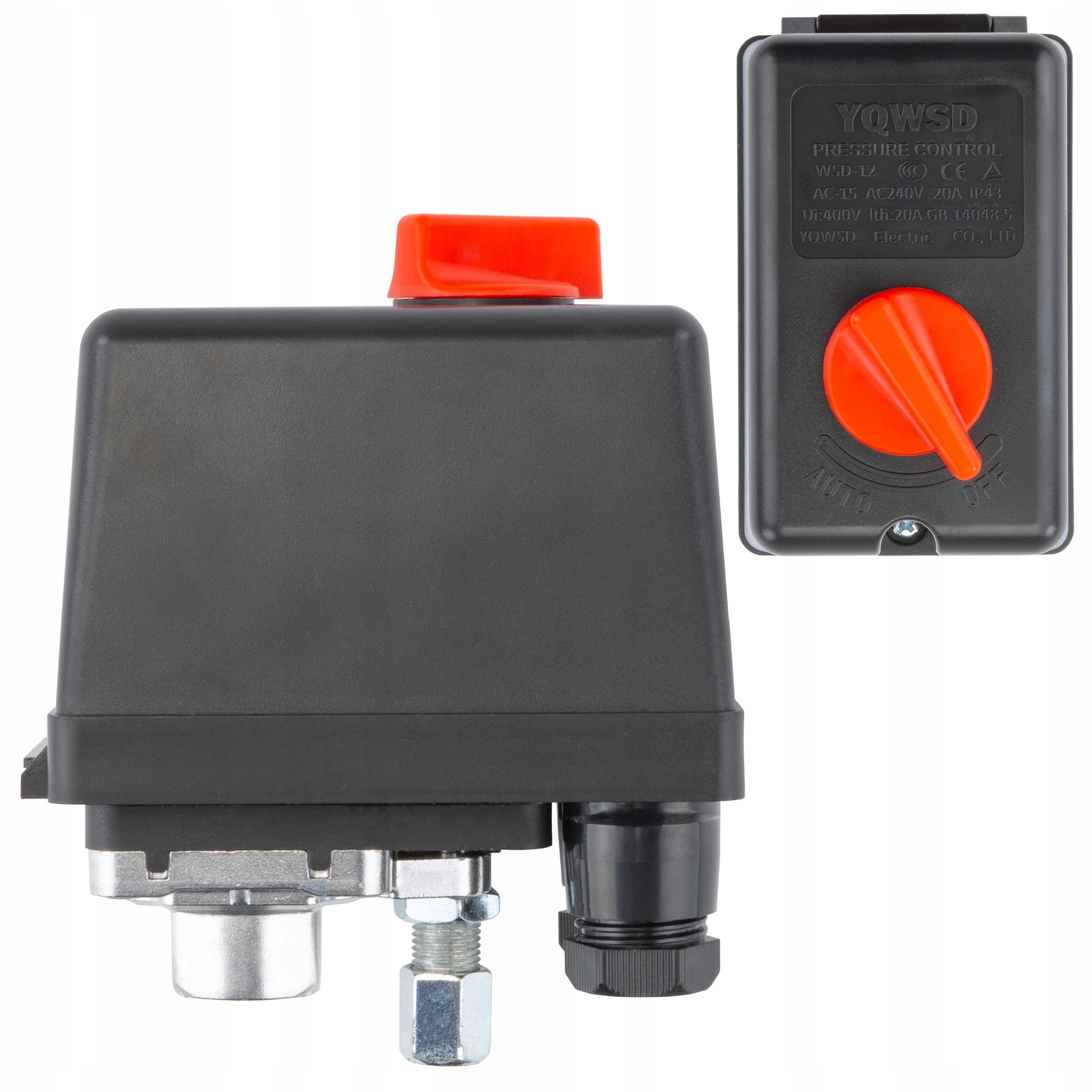 Wyłącznik Ciśnieniowy Do Kompresora Presostat 100L 150L 200L 230V 400V