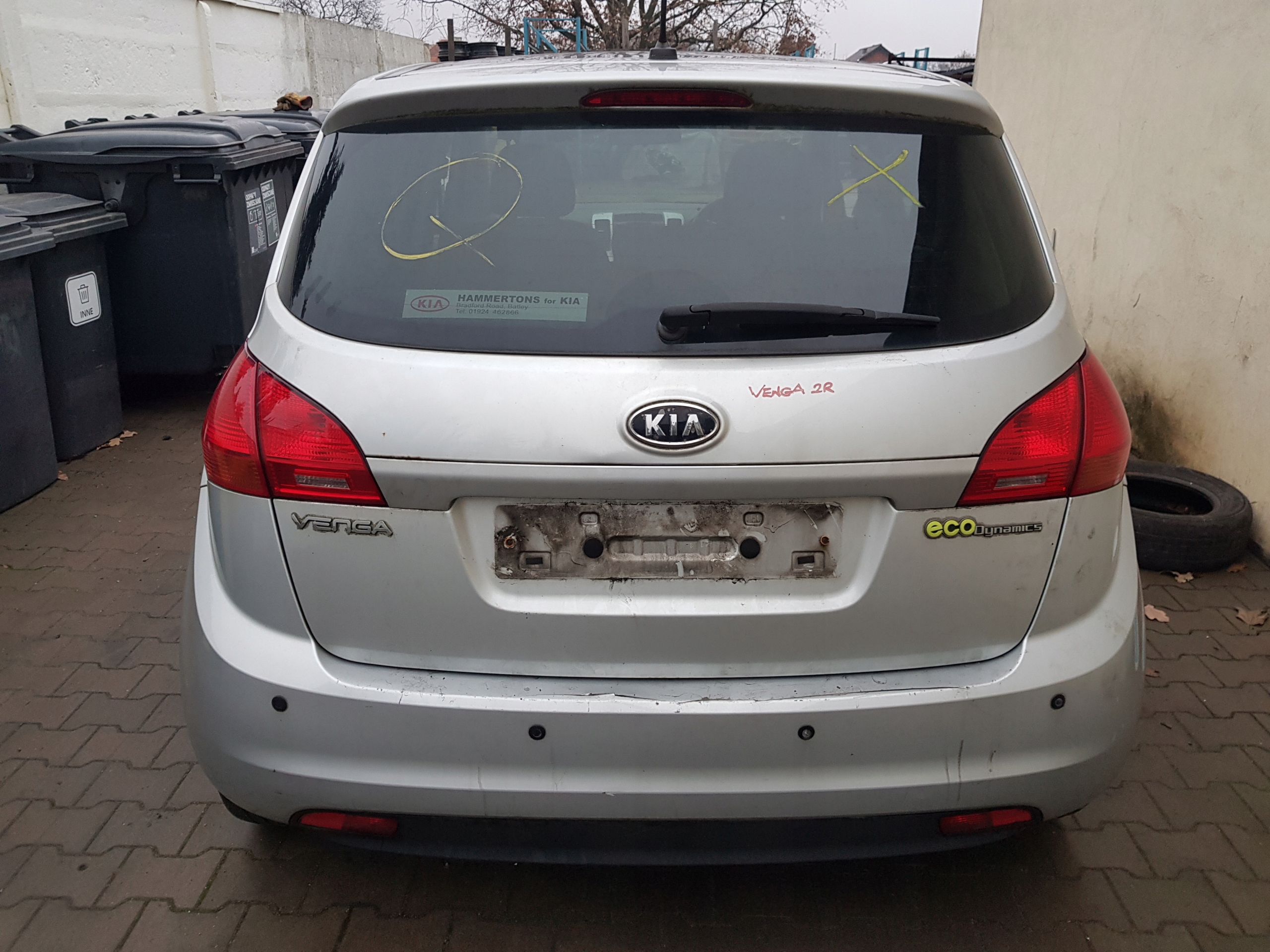 KIA VENGA rear panel rear floor sump SCIANA 2009