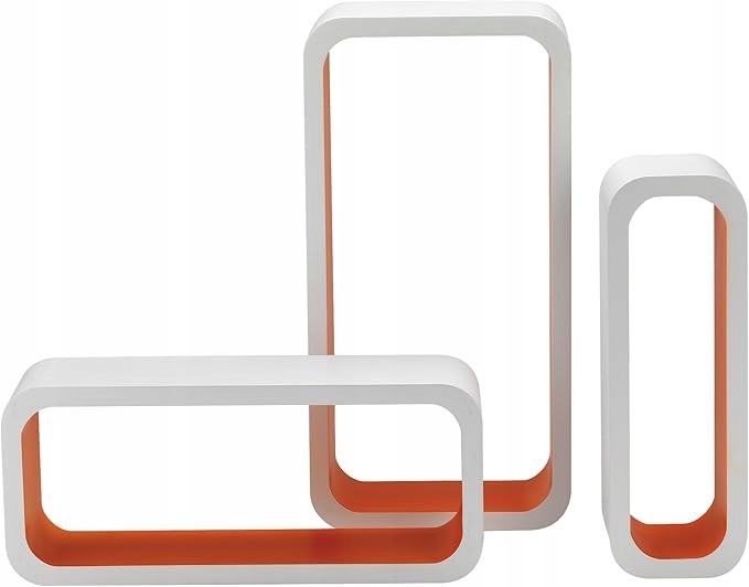 Zestaw 3 półek narożnych King Collection