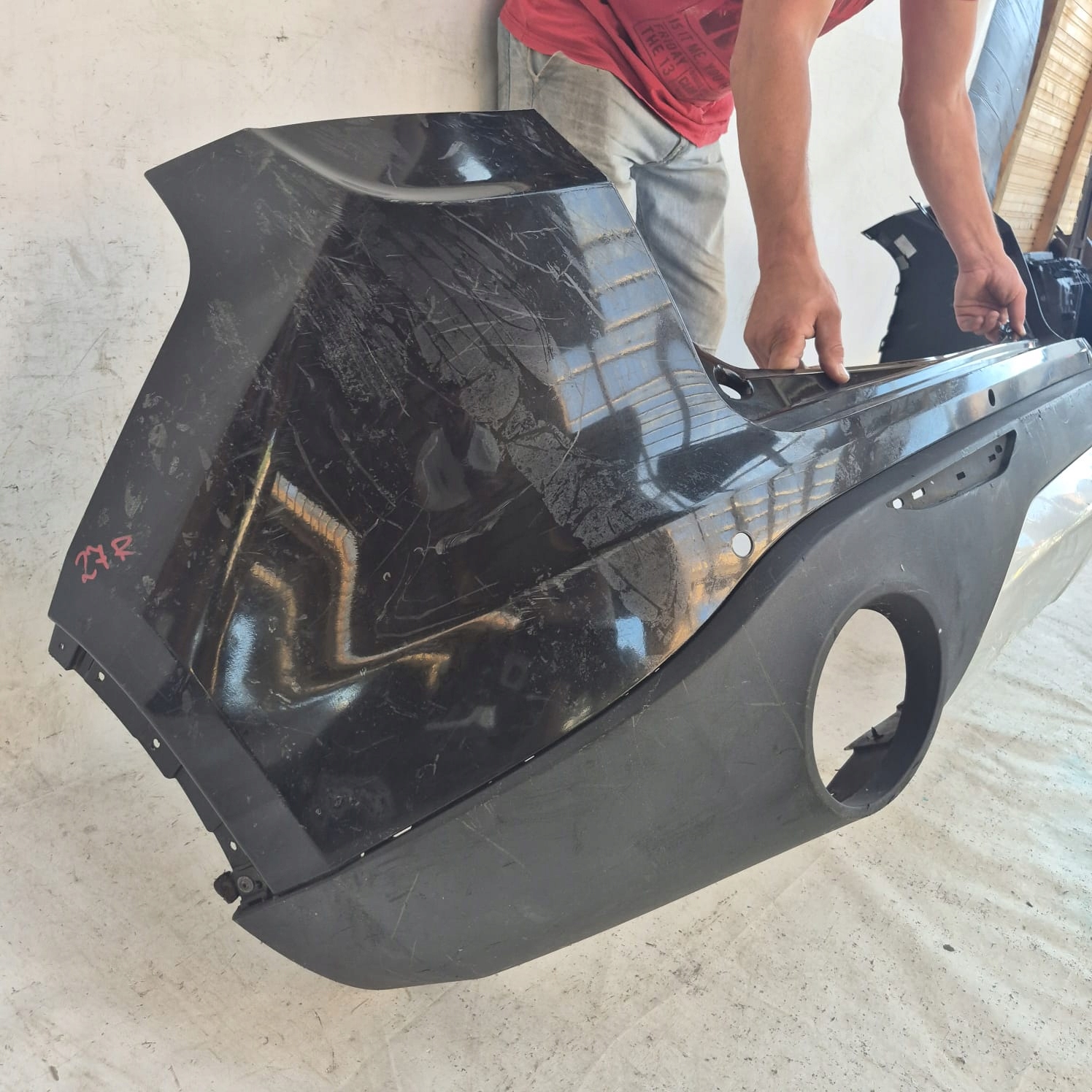 ALFA ROMEO STELVIO 16- bumper rear part rear 4PDC