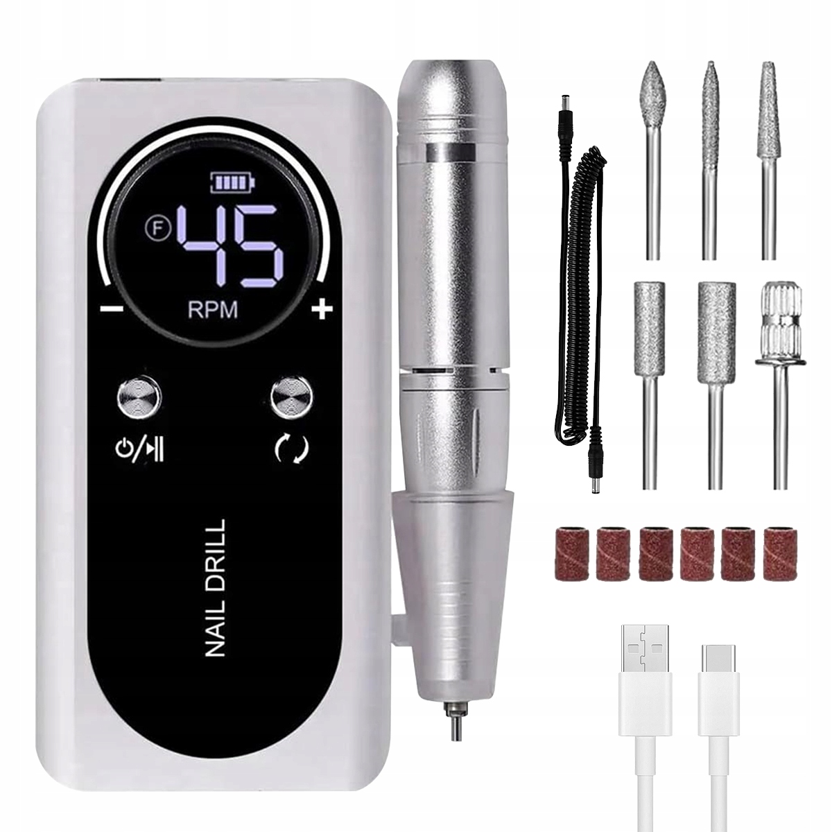 Bruska na nehty Profesionální sada na manikúru