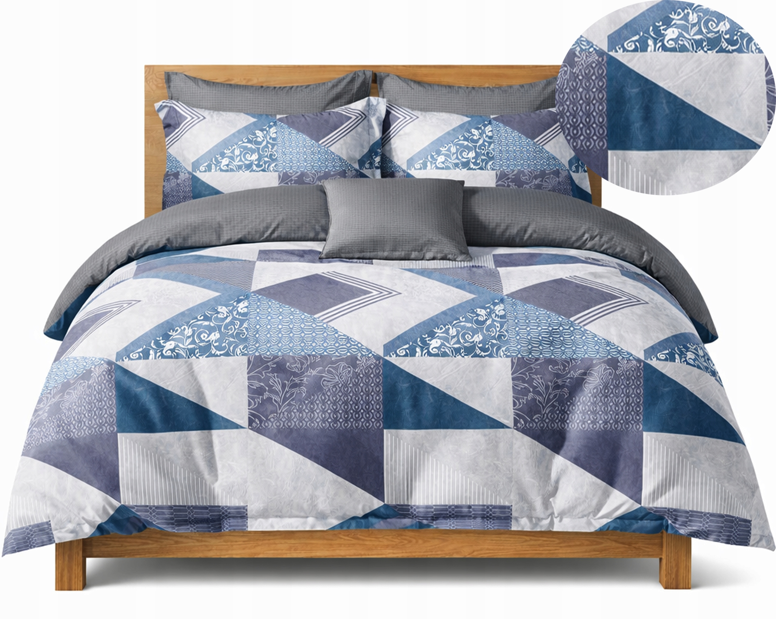 Flanela teplé povlečení 200x220 povlečení Polsko 3 díly, květiny