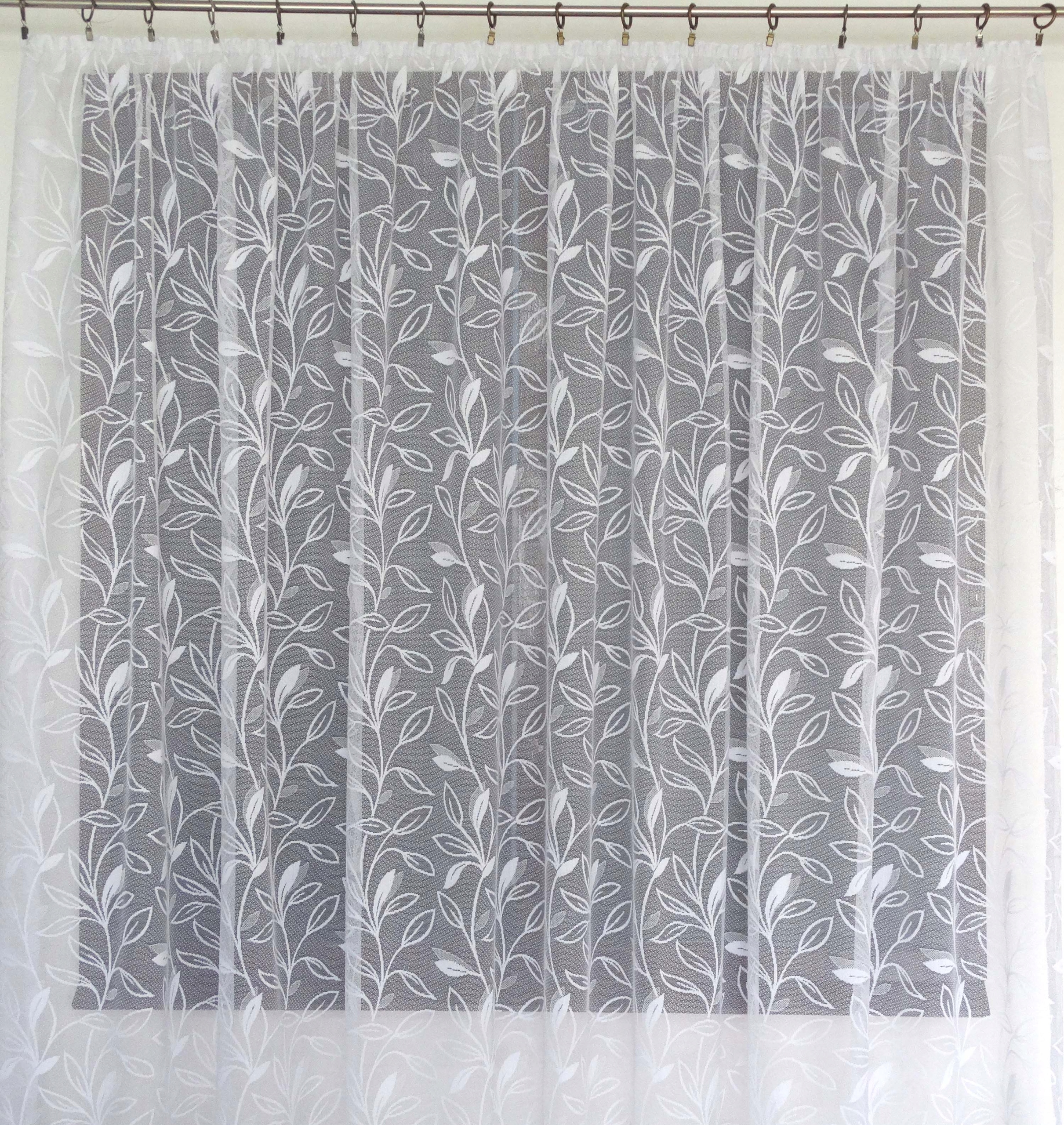 Mg Záclona žakár 4585 Bílá 400x160 s páskou M