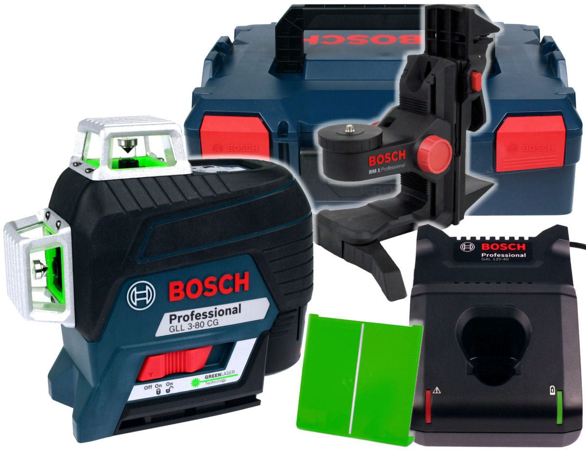 

Laser Gll 3-80 Cg Bosch Uchwyt BM1 L-boxx