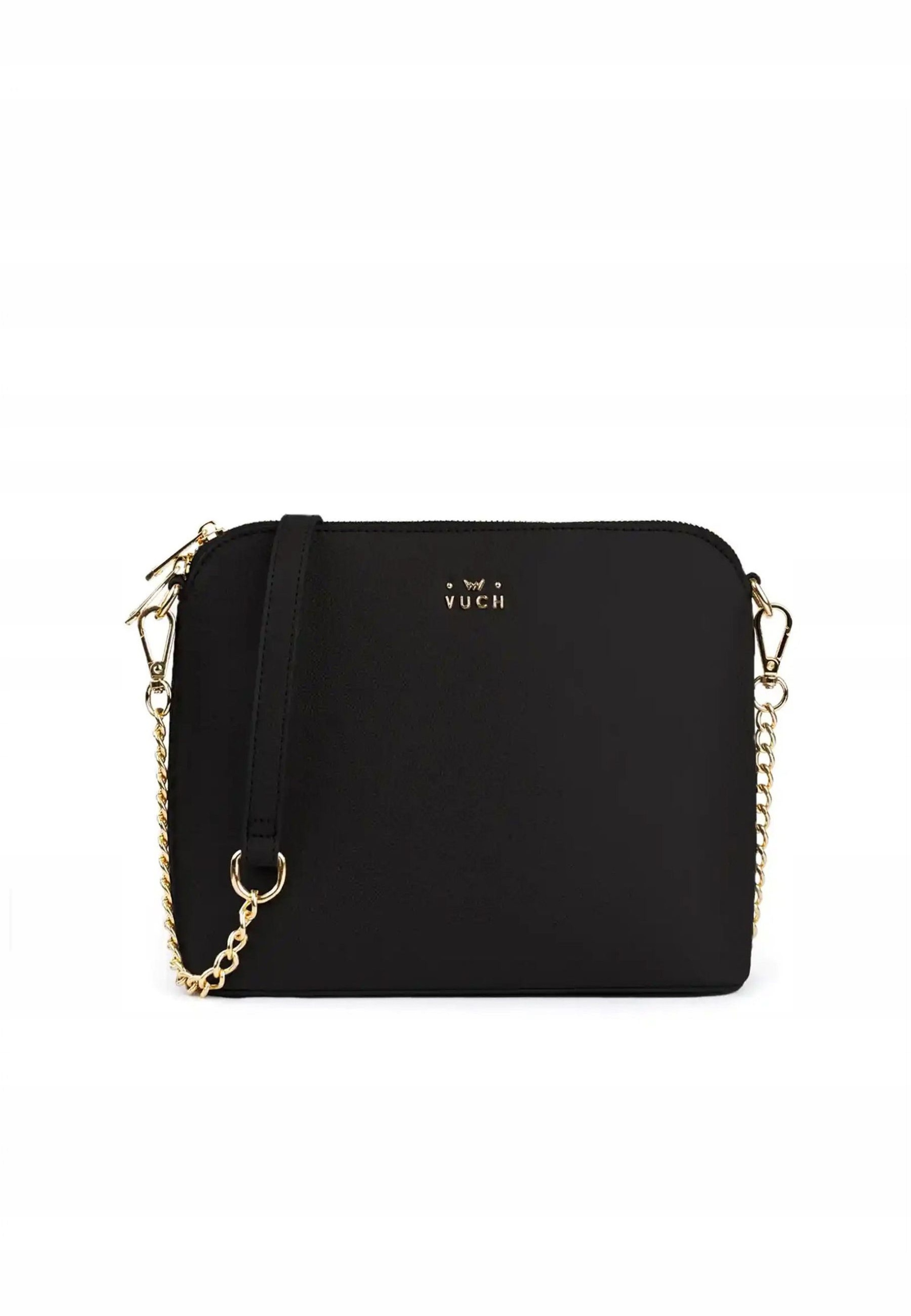 Crossbody kabelka Vuch Patte černá elegantní se zlatým řetízkem
