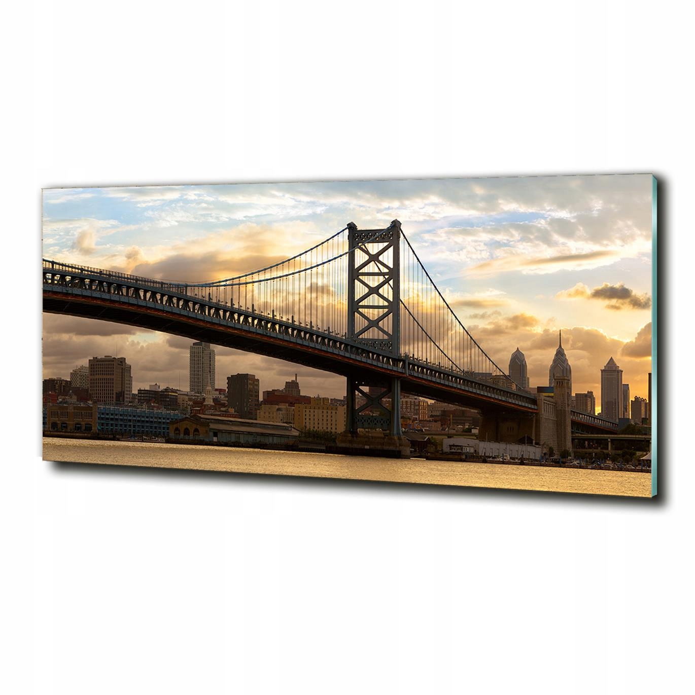 Skleněný fotoobraz na zeď Most Philadelphia