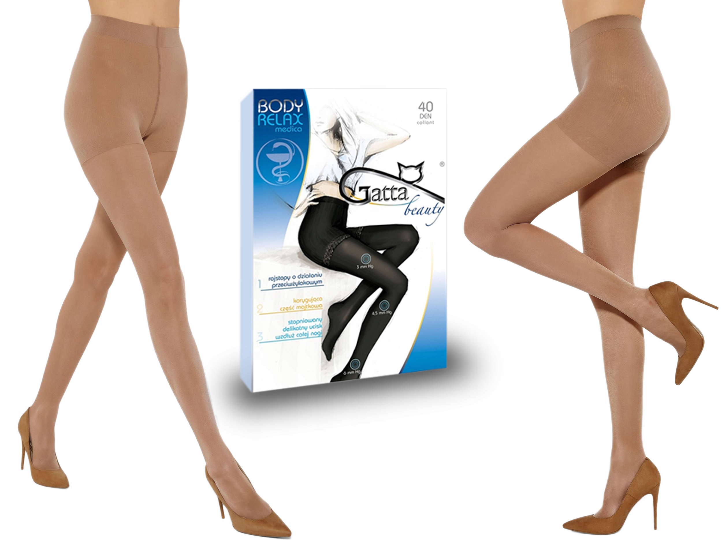 

Rajstopy Gatta Body Relax Medica, 40 den daino 2-S